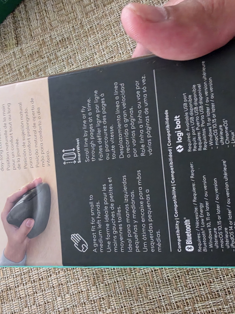 Lift LEFT LOGITECH MOUSE